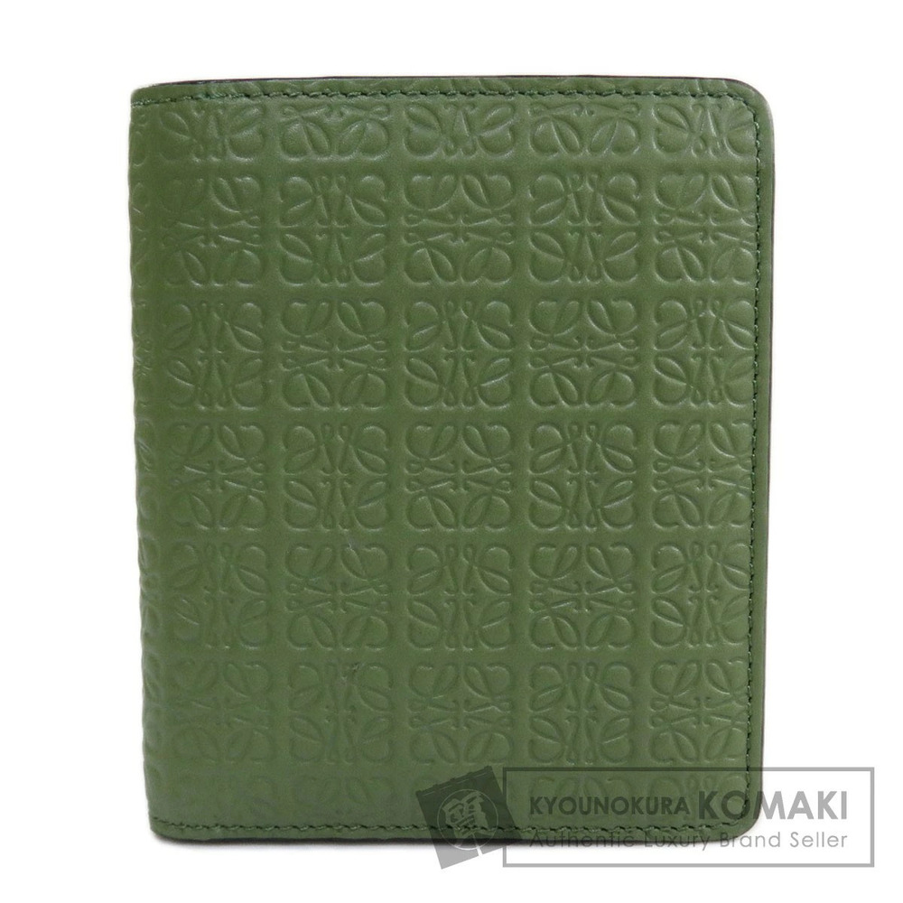Loewe Anagram Bi fold Wallet Calfskin